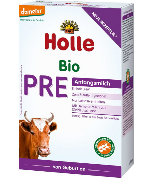 Holle Stage PRE Organic (Bio) Infant Milk Formula  With DHA (400g) 0+ 